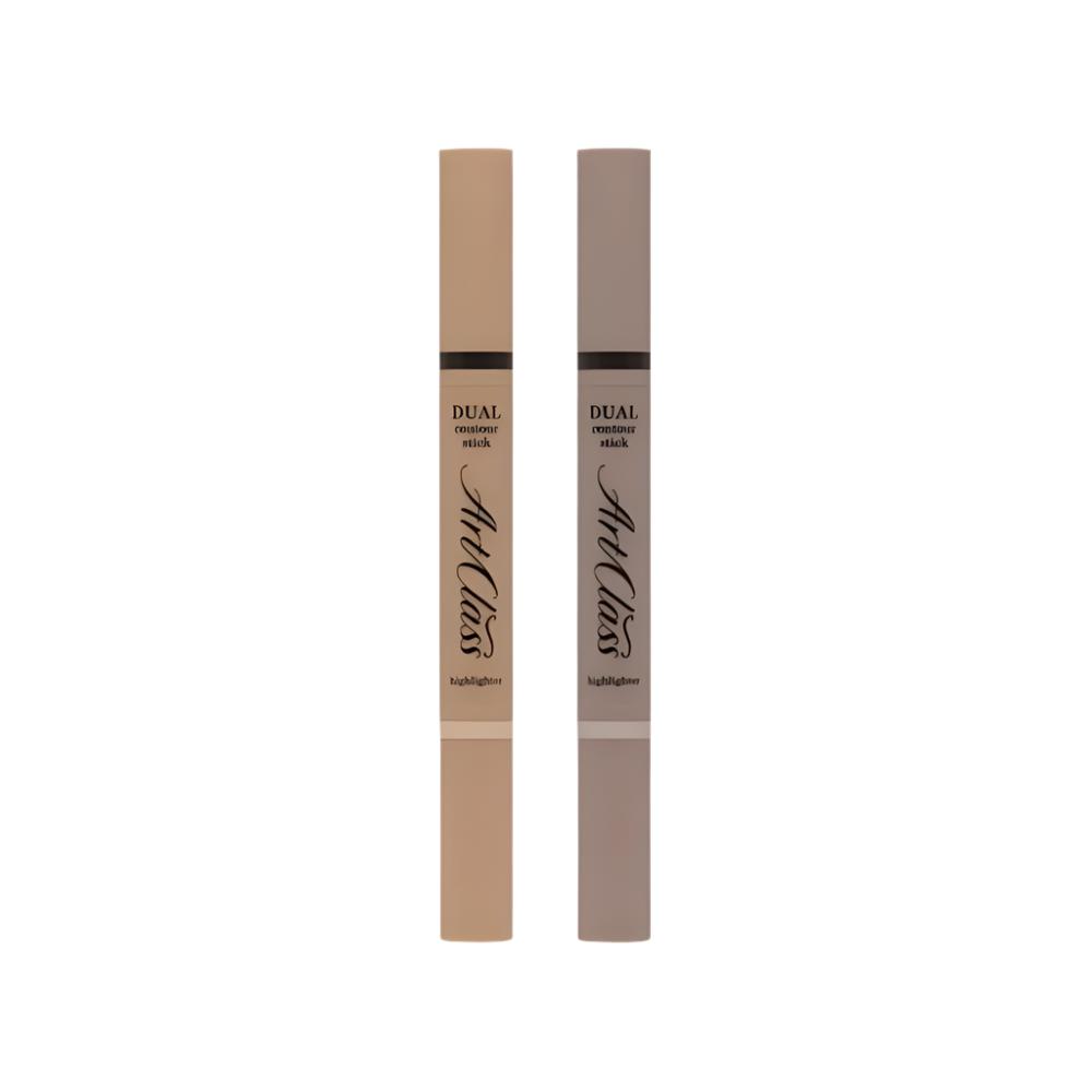 The too cool for school Dual Contour Stick (1.1g) is a compact, dual-ended contouring stick designed to enhance your facial features effortlessly.