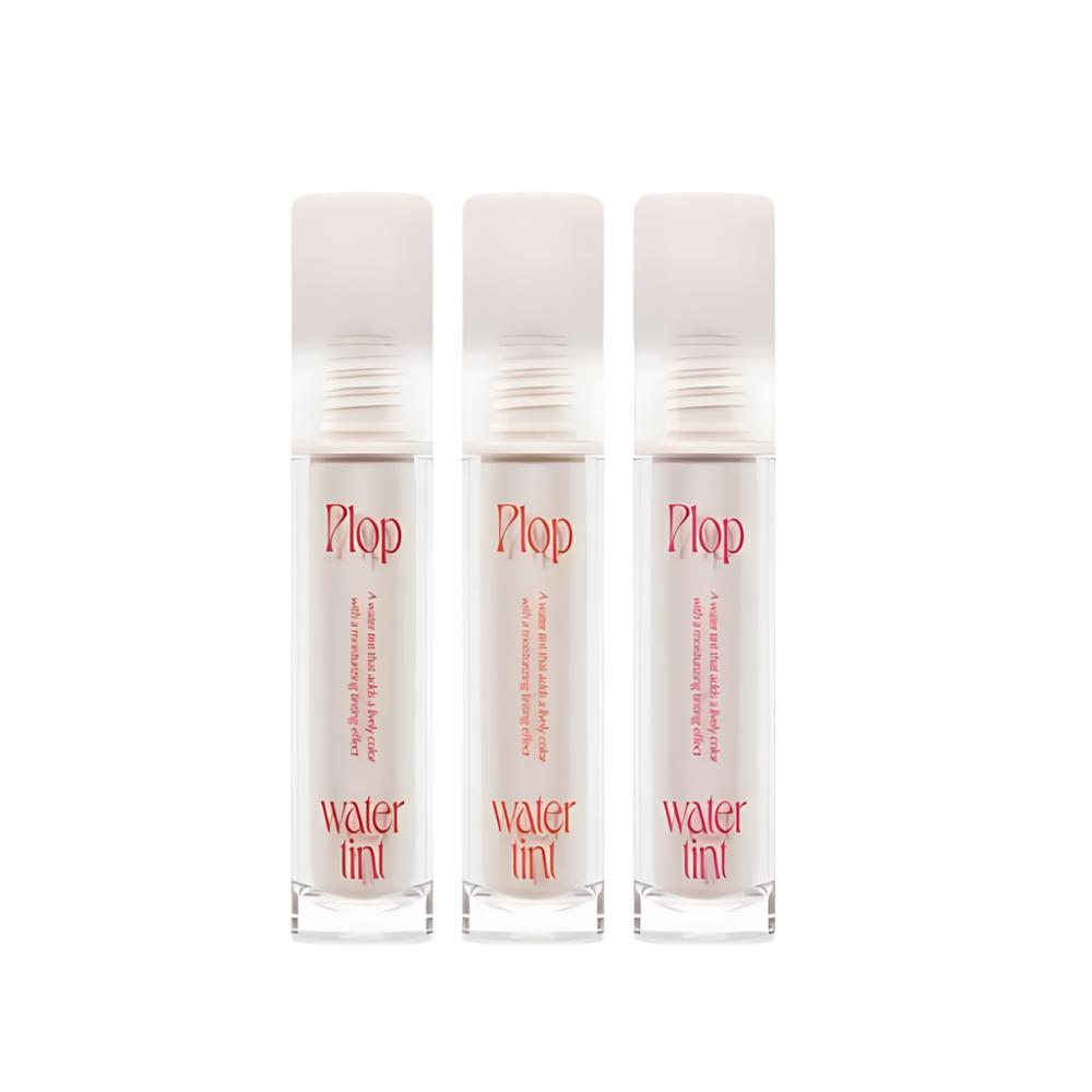 The too cool for school Plop Water Tint (3.2g) is a lightweight, water-based lip tint that provides a refreshing splash of color with a natural, dewy finish.