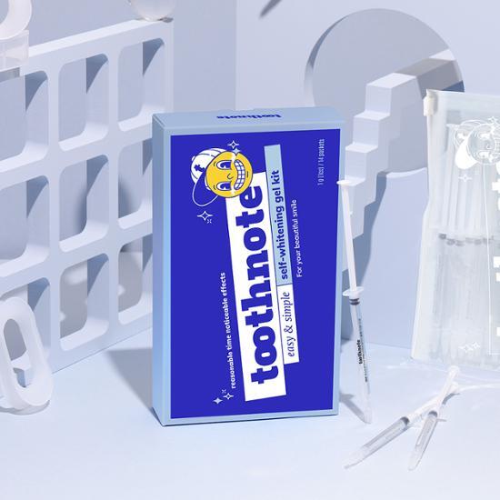 toothnote Whitening Gel 14 Packets (2-week supply)