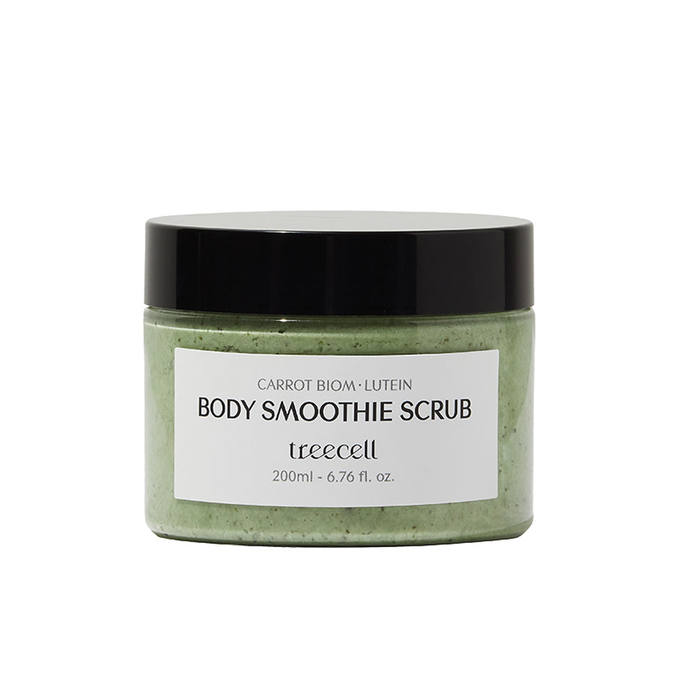 The TREECELL Body Smoothie Scrub is a luxurious body exfoliant designed to smooth and soften the skin.