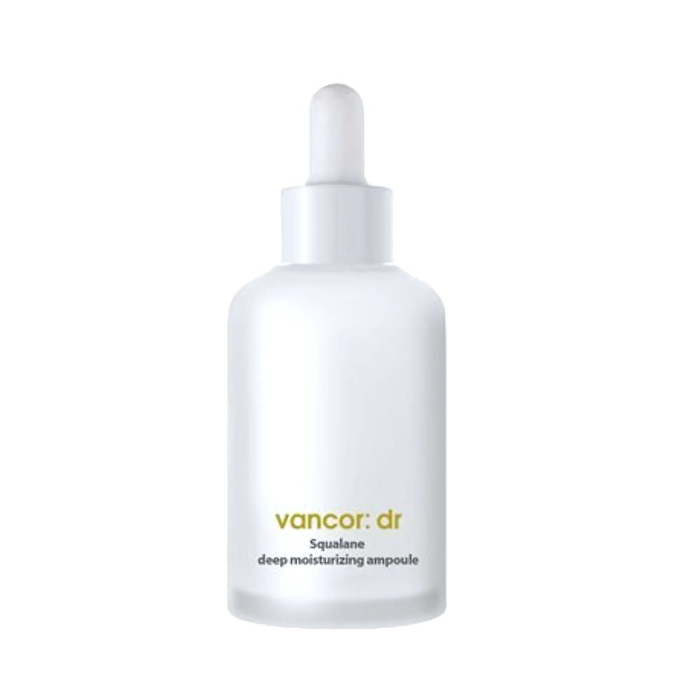 vancor: dr Squalane Deep Moisturizing Ampoule 50ml, a hydrating ampoule designed to provide intense moisture and nourishment to the skin. Infused with squalane, this ampoule delivers deep hydration while helping to strengthen the skin’s natural moisture barrier.