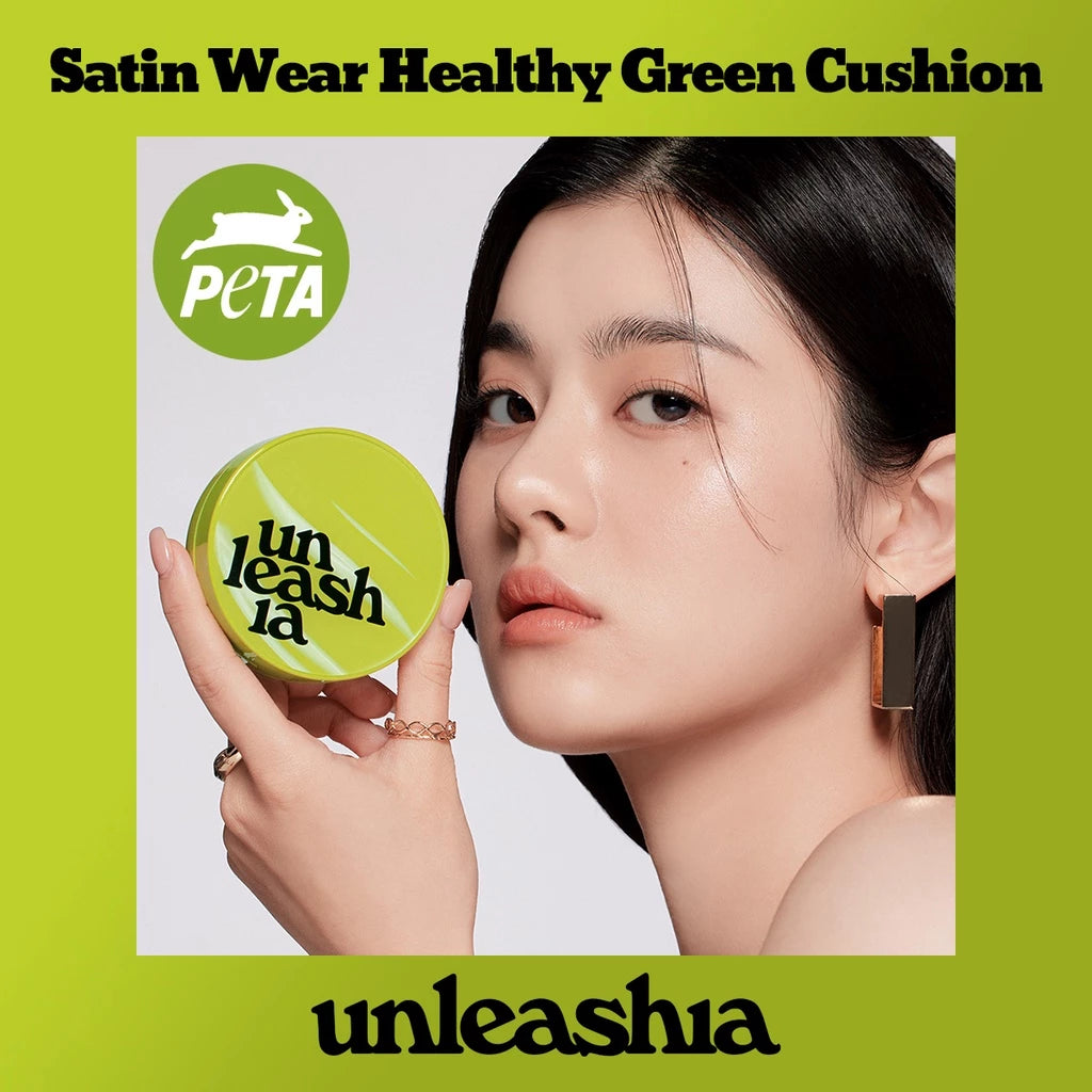 Unleashia Satin Wear Healthy Green Cushion Refill SPF 30 PA++ 15g * 21 colors