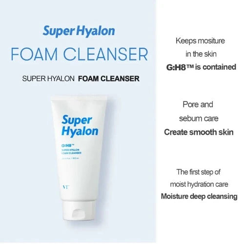 VT Cosmetics Super Hyalon Foam Cleanser 300ml - DODOSKIN