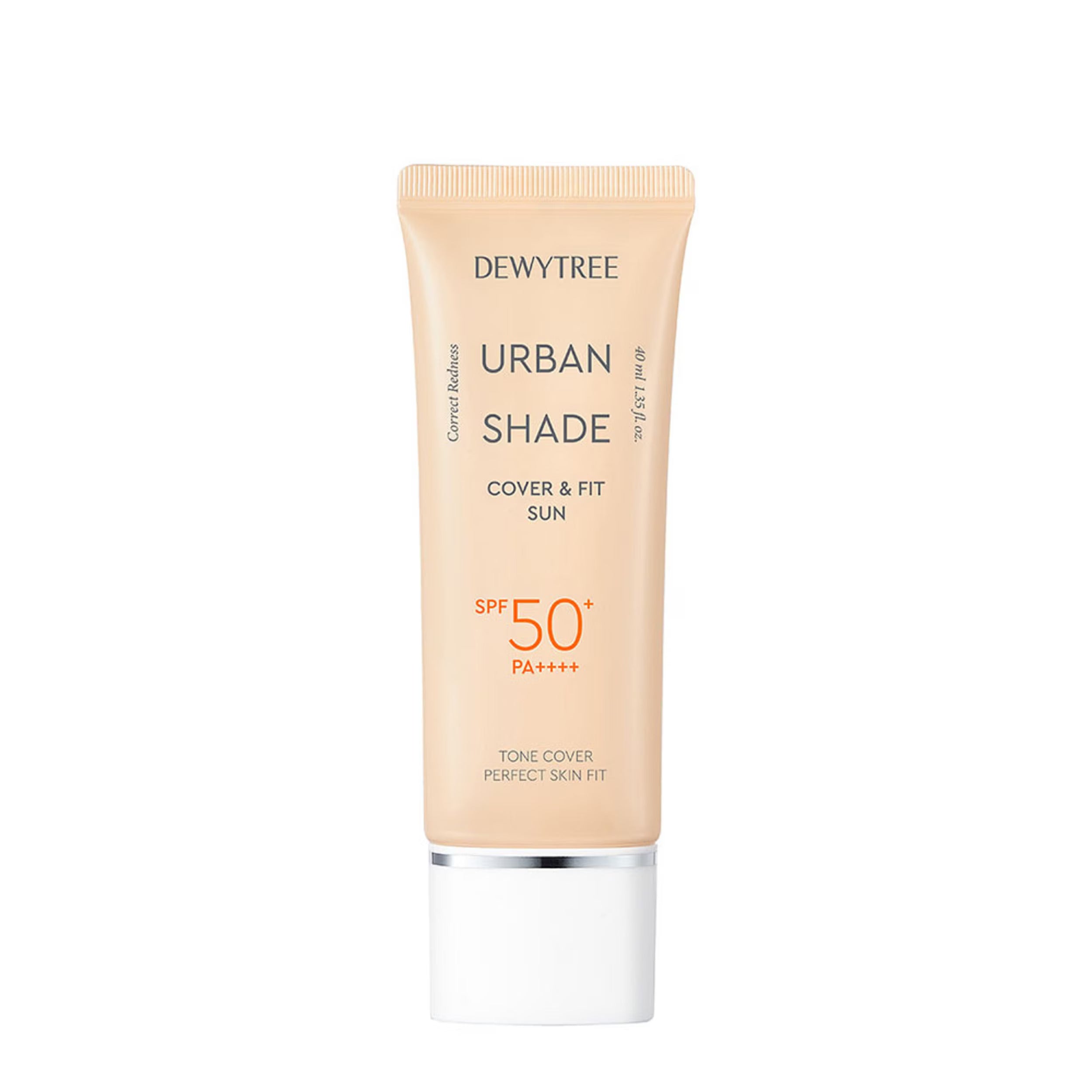 (Matthew) Dewytree Urban Shade Cover And Fit Sunscreen SPF 50+ PA++++ 40ml - DODOSKIN