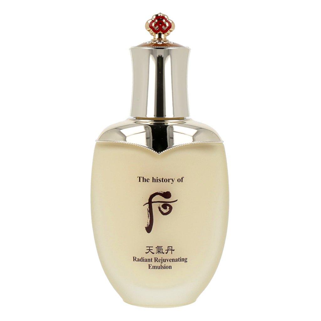 Rose essence's historical significance depicted in The History of Whoo Cheongidan Hwahyun Radiant Rejuvenating Emulsion 110ml.un Radiant Rejuvenating Emulsion 110ml - Dodoskin