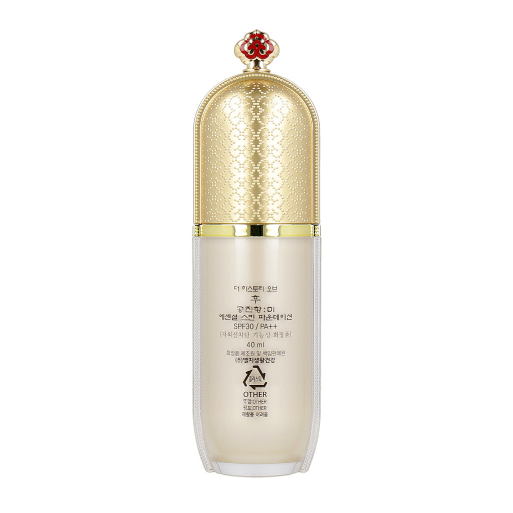 The history of whoo Gongjinhyang Mi Essential Skin Foundation SPF30 PA++ 40ml - Dodoskin