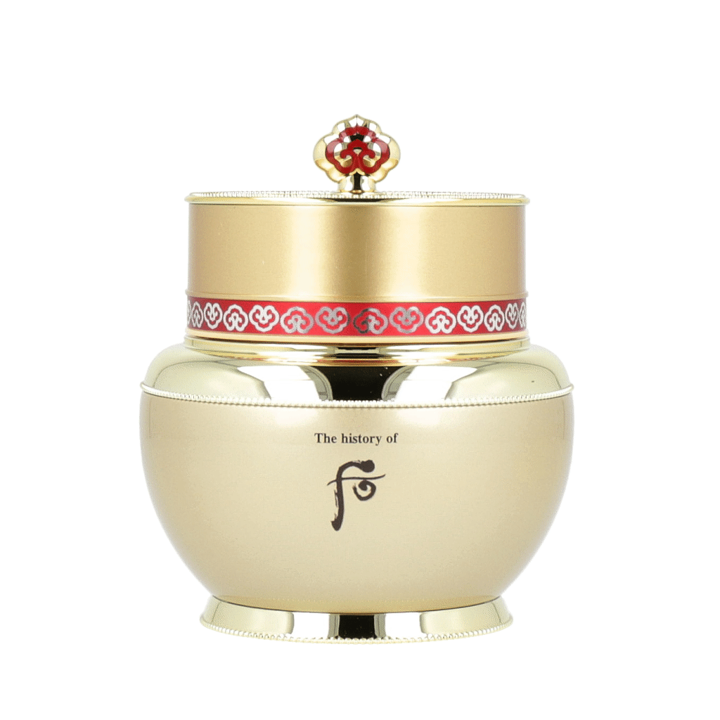 Gold jar with face cream essence - The history of whoo Bichup Ja Yoon Cream 60ml.