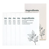 Ongredients Houttuynia cordata 95 ٪ قناع 20g * 5ea