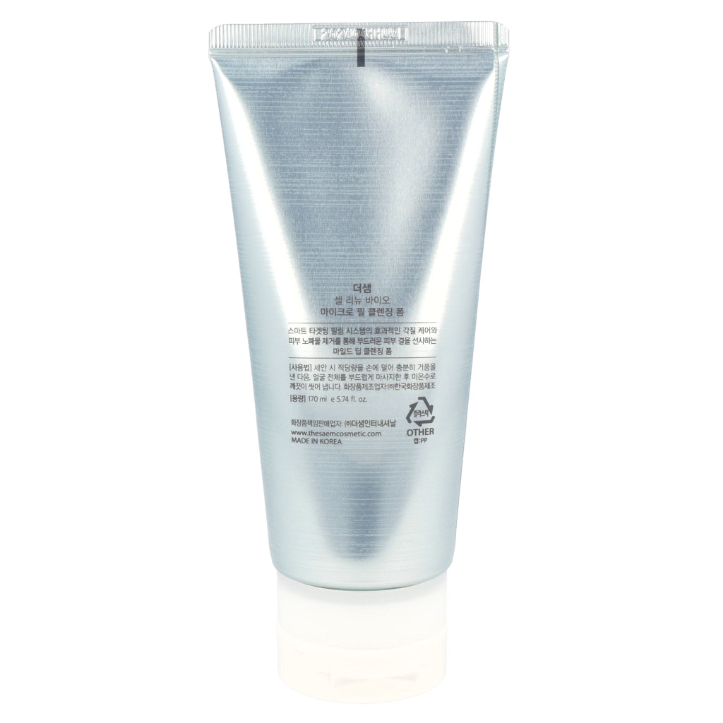 the SAEM Cell Renew Bio Micro Peel Cleansing Foam 170ml - Dodoskin