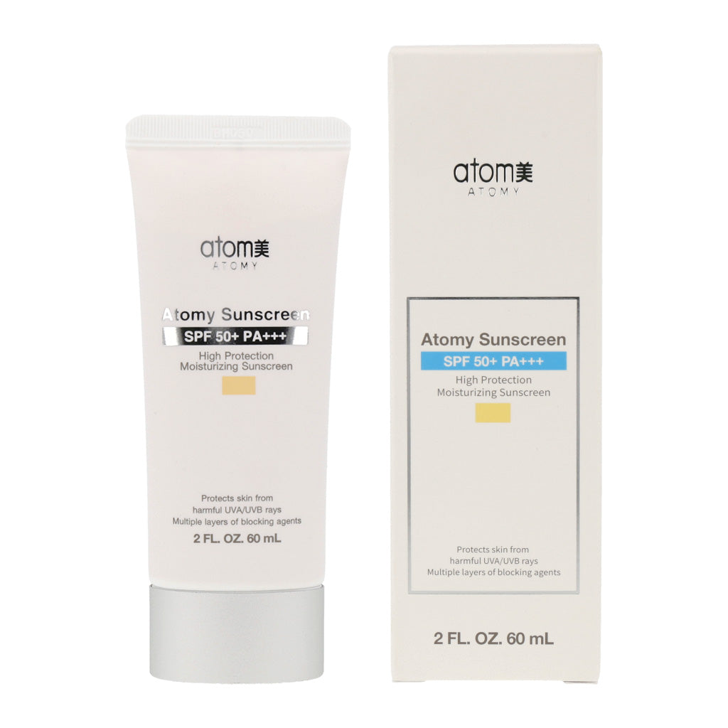 Stay protected from the sun with Atomy Sunscreen Beige SPF50+ PA+++ 60ml in a convenient tube.