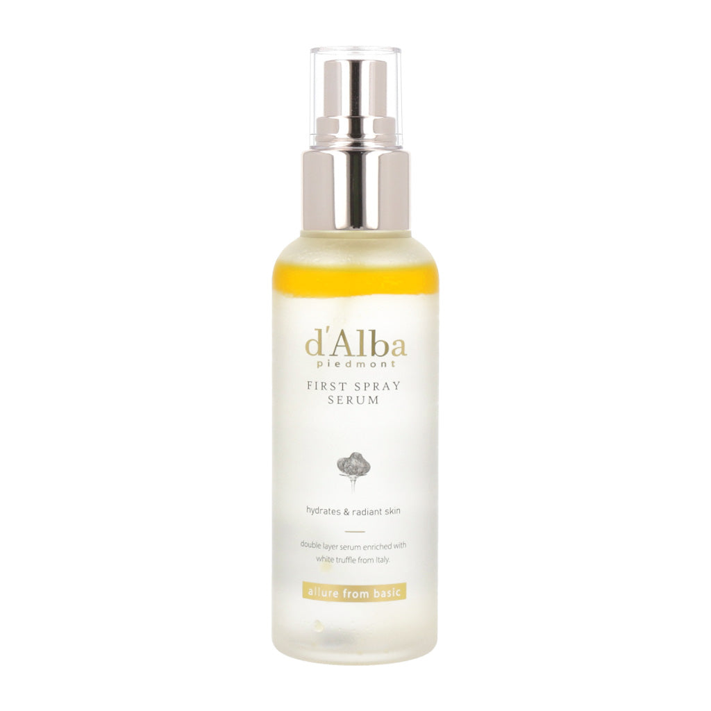 White Truffle First Spray Serum 100ml by D’ALBA, a luxurious skincare product for radiant skin.