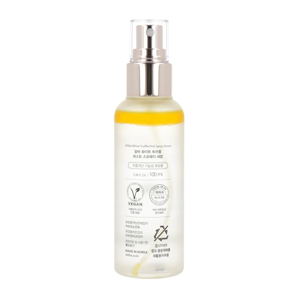  Luxurious D’ALBA White Truffle First Spray Serum 100ml for glowing and healthy skin.