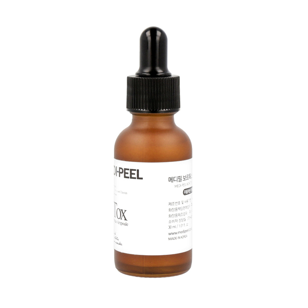  30ml MEDI-PEEL 5-Peptide Balance Bor-Tox Peptide Ampoule, featuring a potent combination of five peptides to promote skin equilibrium.