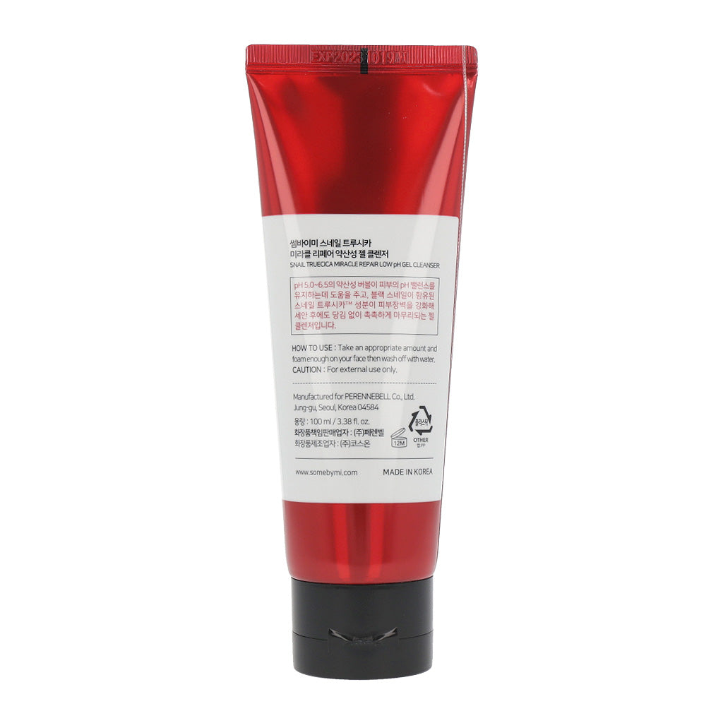 [US Exclusive] SOME BY MI Snail Truecica Low pH Gel Cleanser 100ml - Dodoskin