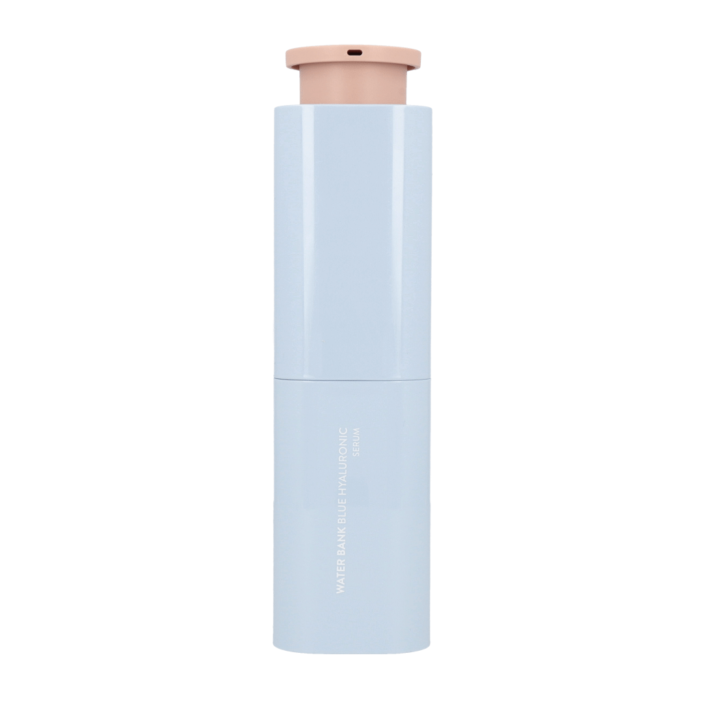Blue bottle of hydrating mist, LANEIGE Water Bank Blue Hyaluronic Serum 50ml.