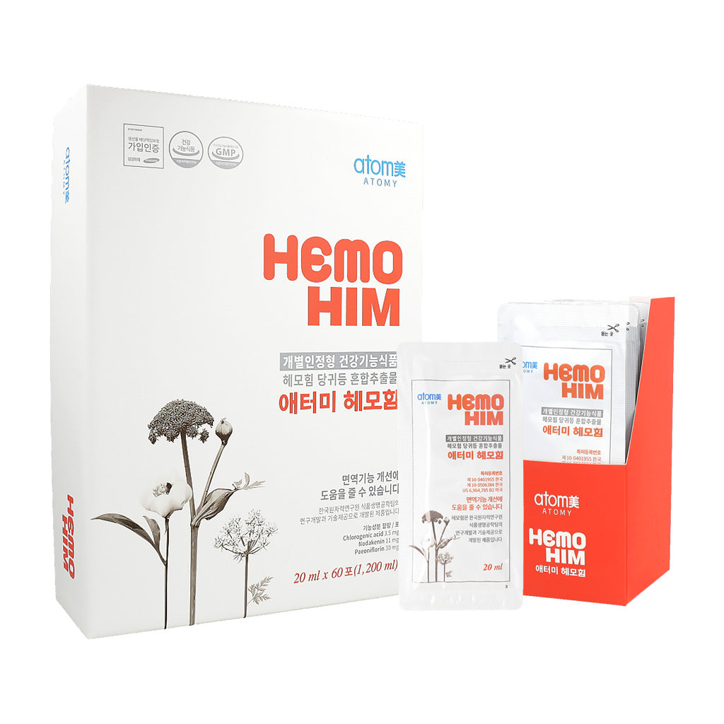Atomy HemoHIM Herbal Extract 20ml x60 Pack with expedited shipping.