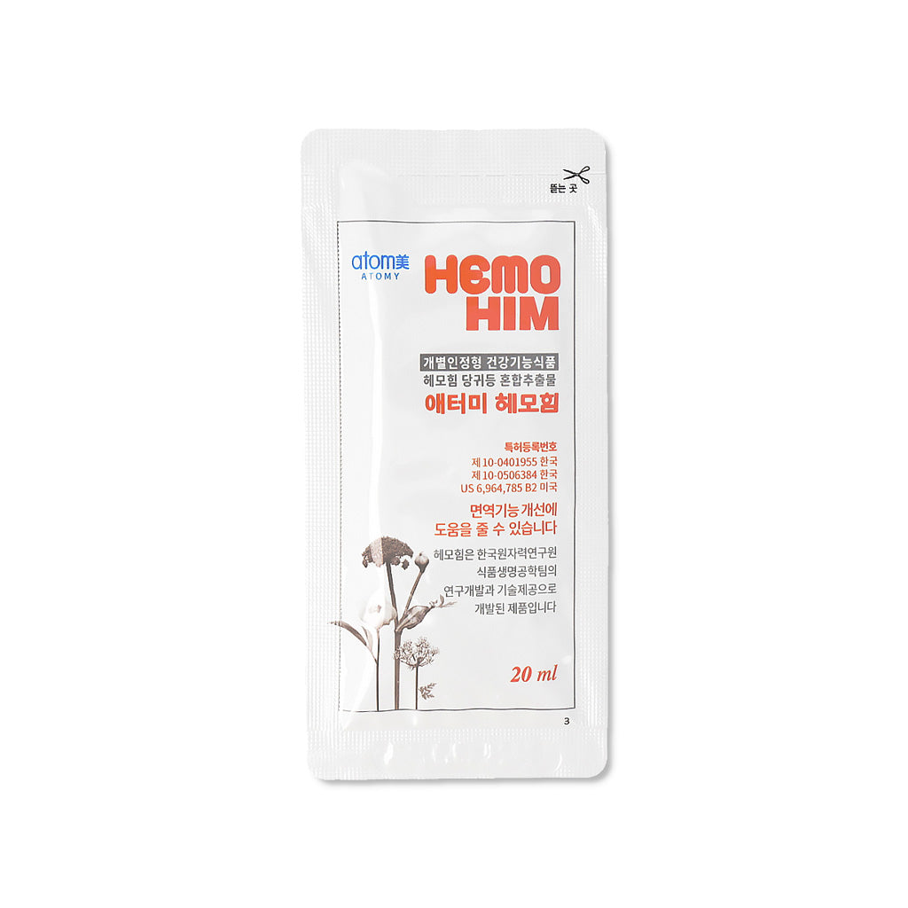 Expedited shipping available for Atomy HemoHIM Herbal Extract 20ml x60 Pack.