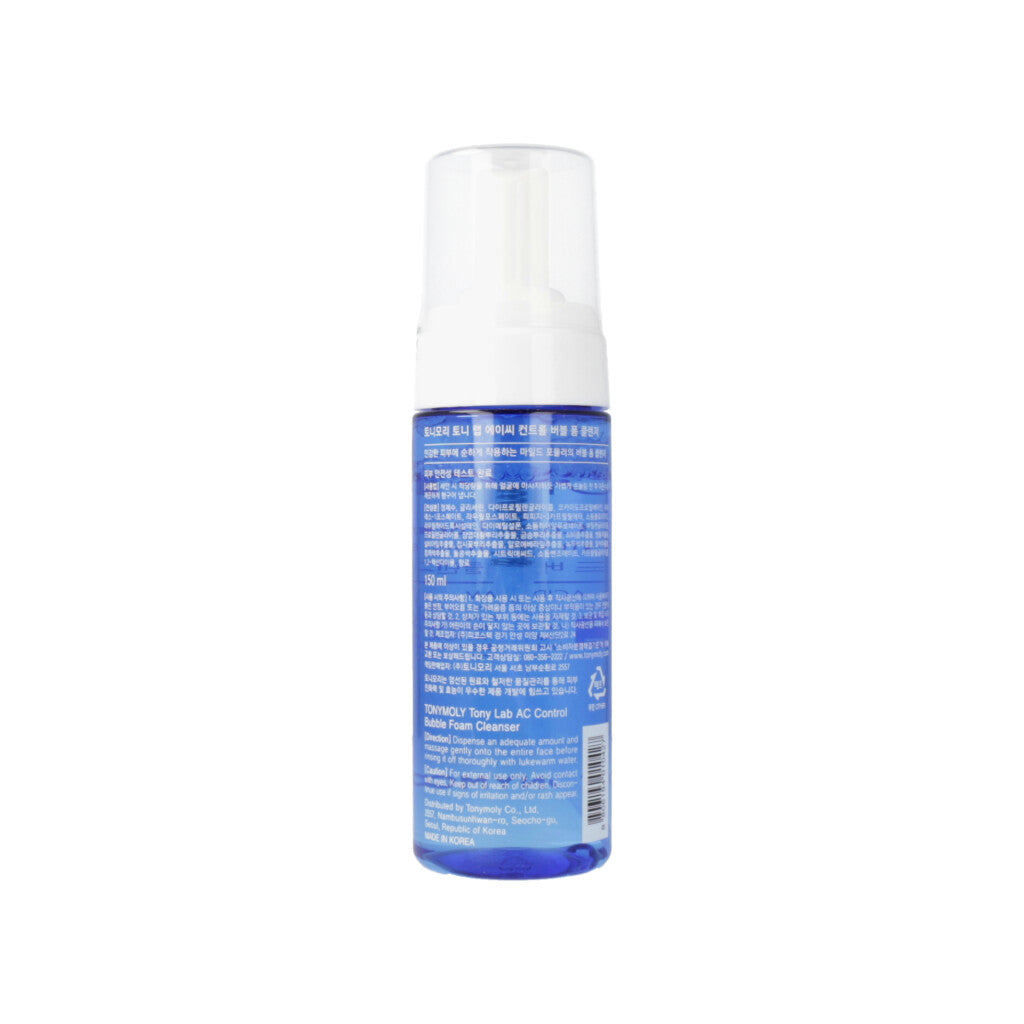 TONYMOLY Tony LAB AC Control Bubble Foam Cleanser 150ml - Dodoskin